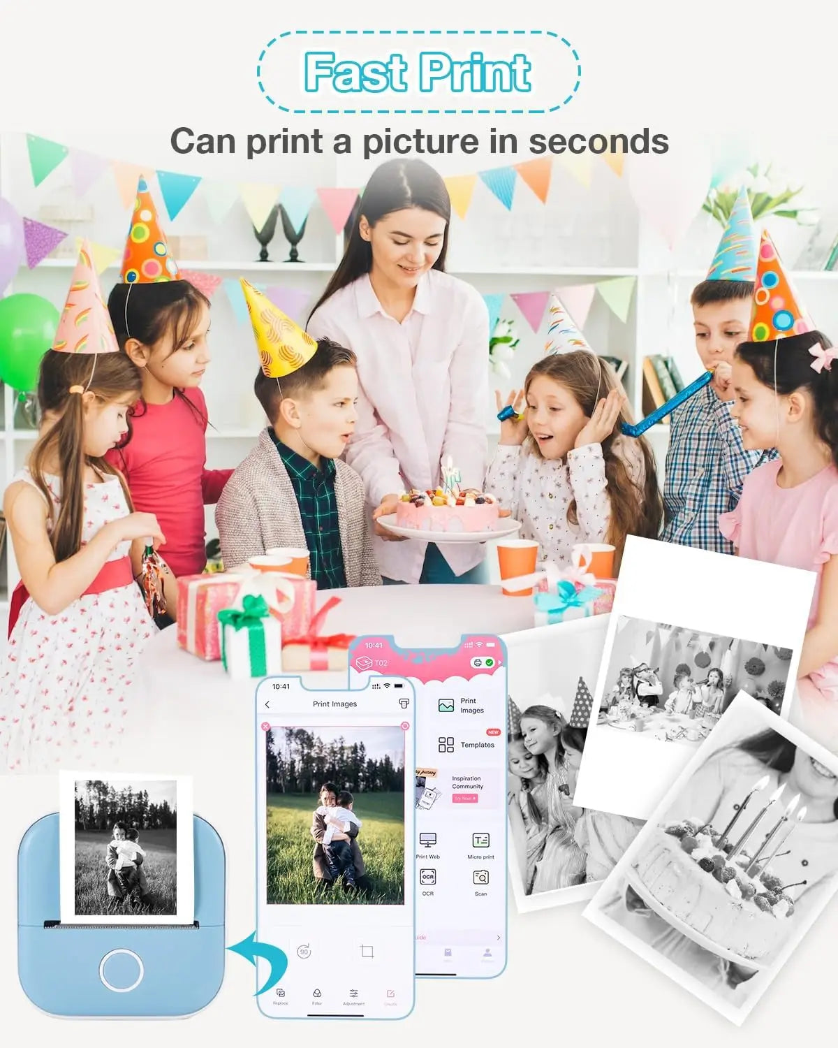 LDlegacy Inkless Sticker Printer