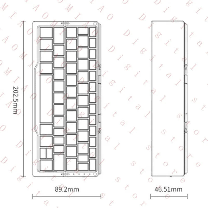 LDlegacy Foldable Bluetooth Keyboard